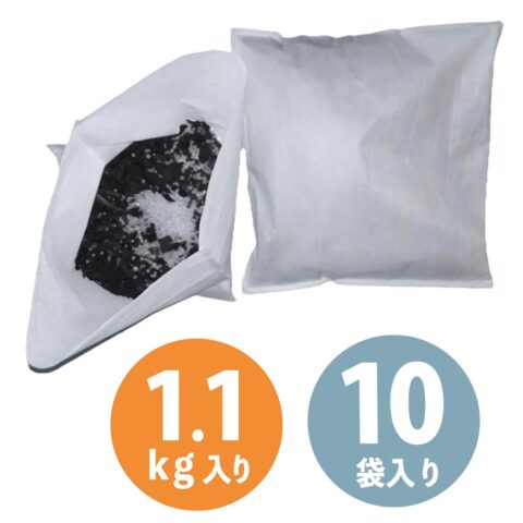 床下調湿剤・竹炭ゲル（１坪分  10袋入り）